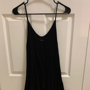 Spaghetti strap black top or dress